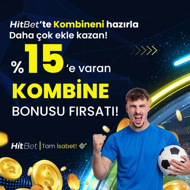 Hitbet %15'e varan kombine bonusu